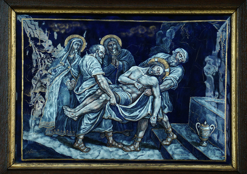 The Way of the Cross - Station 14 - Jesus is laid in the tomb.