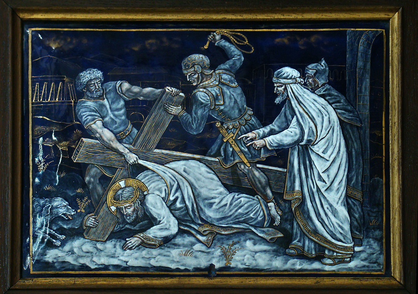 The Way of the Cross - Station 7 - Jesus falls for the second time.